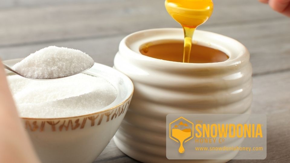 Honey and sugar as ingredients