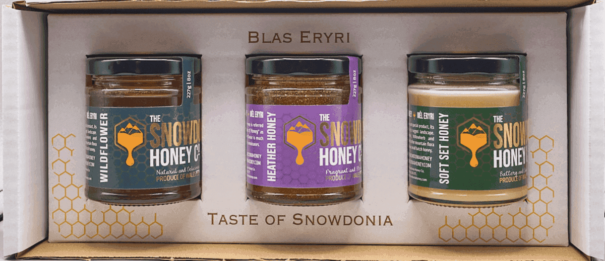 Luxury Welsh Honey Hampers Wildflower | PURE HEATHER | Soft Set - The Snowdonia Honey Co. - The Snowdonia Honey Co.