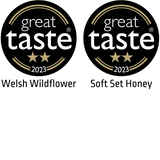 Great Taste Awards logos for The Snowdonia Honey Co 