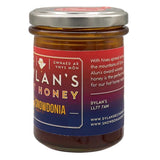 Jar of Dylan's Honey with a red label on a white background