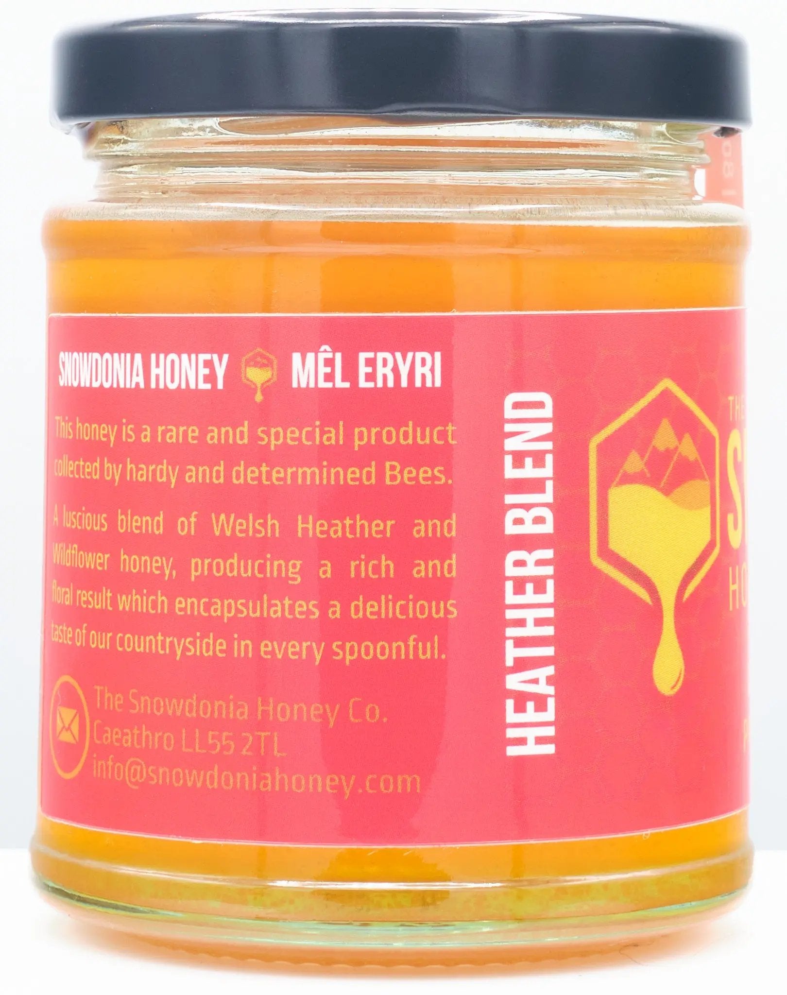 Snowdonia Heather Blend Welsh Honey 227g - The Snowdonia Honey Co.