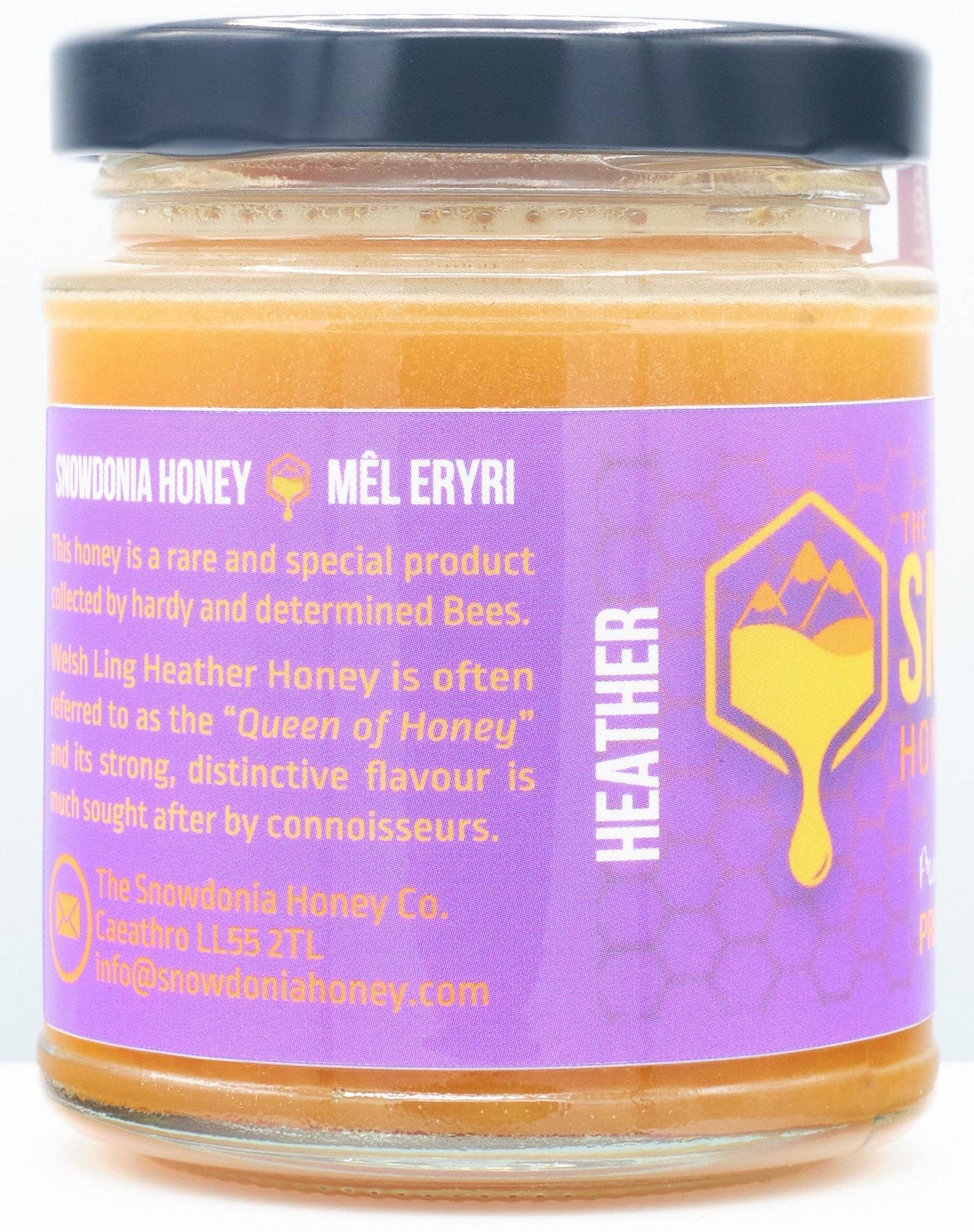 Snowdonia Heather Welsh Honey 227g - The Snowdonia Honey Co.
