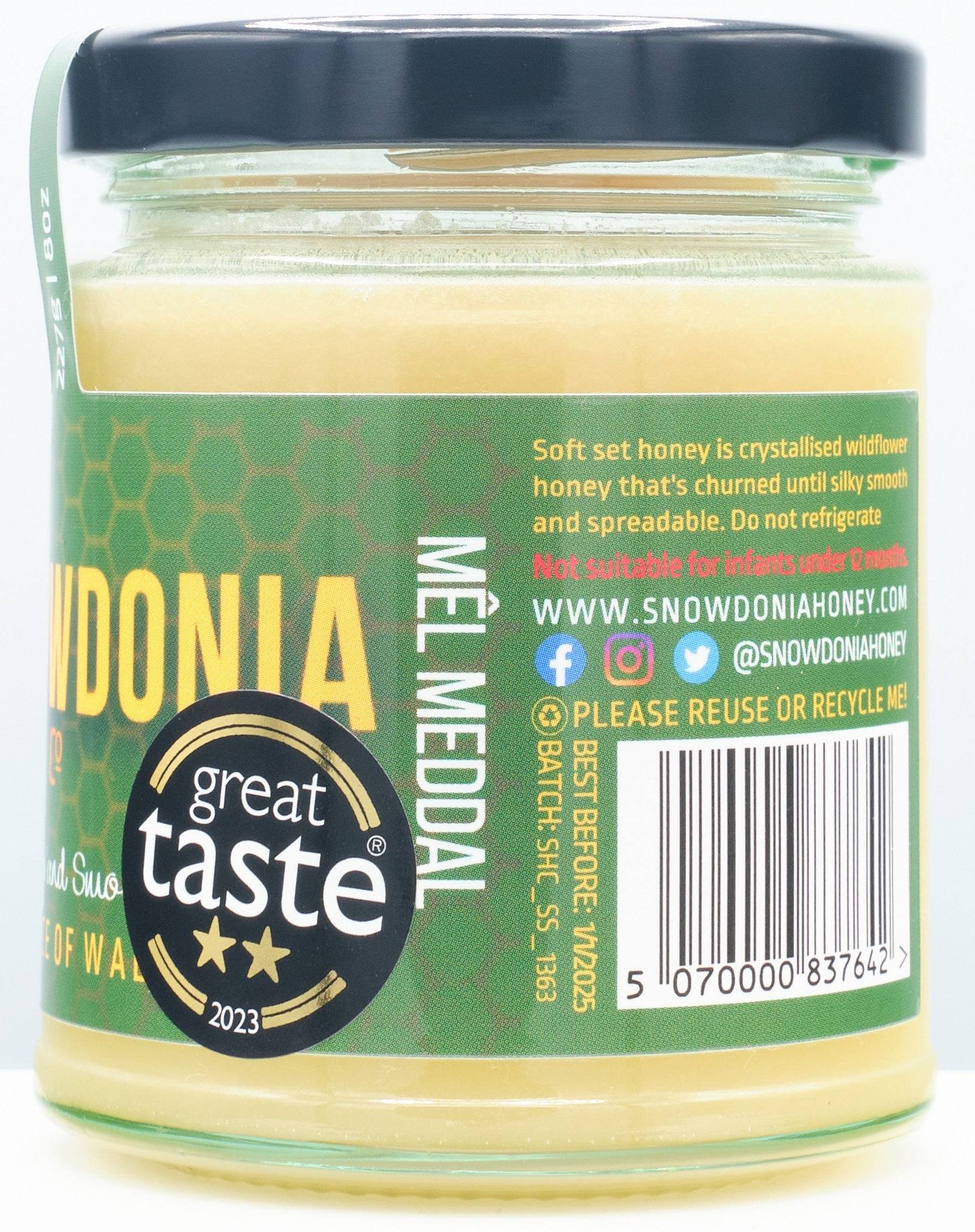 Snowdonia Wildflower Soft Set Welsh Honey 227g | Great Taste Award Winner - The Snowdonia Honey Co.